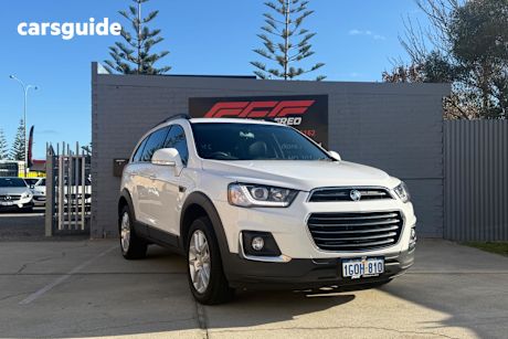 White 2018 Holden Captiva Wagon Active 7 Seater