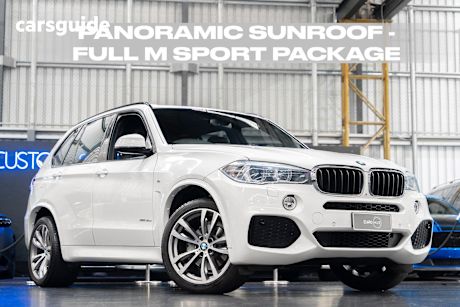 White 2015 BMW X5 SUV XDRIVE30D 4X4