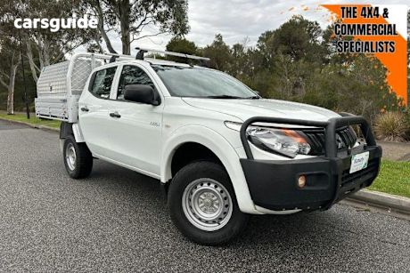 White 2018 Mitsubishi Triton Ute Tray GLX 4X4