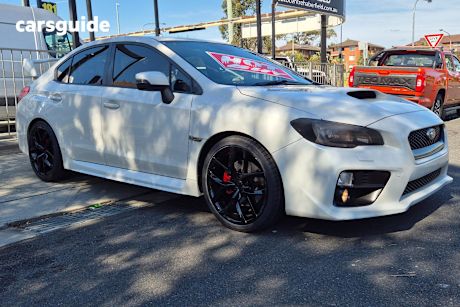 White 2016 Subaru WRX Sedan PREMIUM 4WD