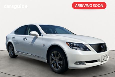 White 2007 Lexus LS Sedan 600H