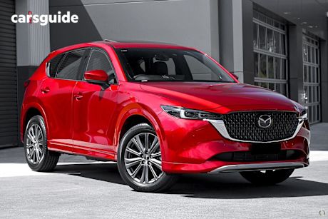 Red 2025 Mazda CX-5 SUV G35 AKERA 4X4