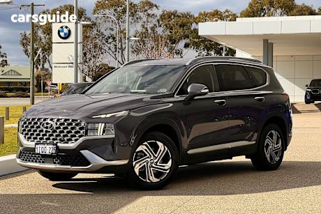 Blue 2022 Hyundai Santa FE SUV ACTIVE F