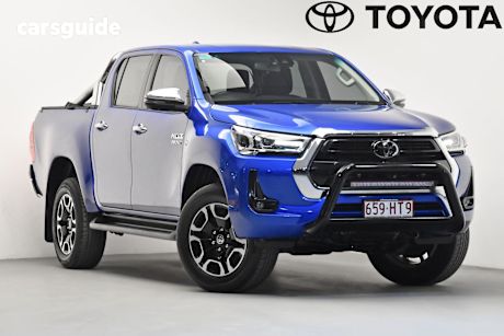 Blue 2023 Toyota Hilux Double Cab Pick Up Sr5 (4X4)