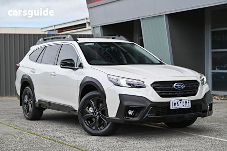 White 2022 Subaru Outback SUV AWD SPORT 4WD