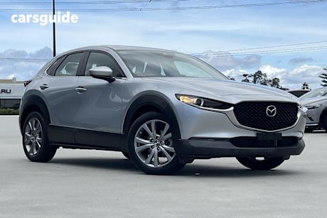 Silver 2023 Mazda CX-30 Wagon G20 Evolve (Fwd)