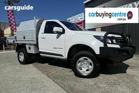 White 2018 Holden Colorado Cab Chassis Ls (4X4)