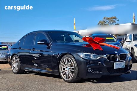 Black 2015 BMW 3 Sedan 330I M SPORT R