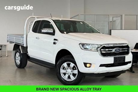 White 2019 Ford Ranger Double Cab Pick Up Xlt 2.0 (4X4)