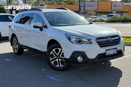 White 2019 Subaru Outback SUV 2.0D 4WD