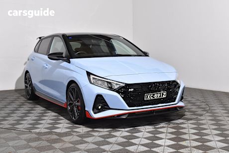 Blue 2022 Hyundai I20 Hatch N F