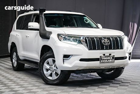 White 2019 Toyota Landcruiser Prado Wagon Gxl (4X4)