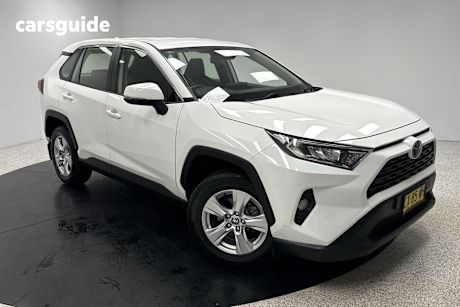 White 2020 Toyota RAV4 SUV GX F