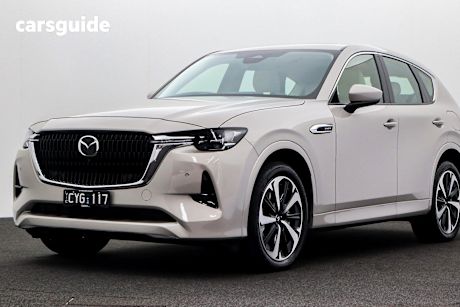Beige 2024 Mazda CX-60 Wagon P50E Azami Phev