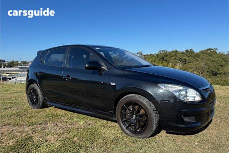 Black 2008 Hyundai I30 Hatchback Sx 1.6 Crdi