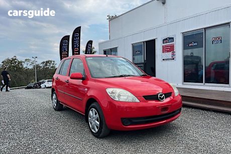 Red 2006 Mazda Mazda2 Hatch NEO F
