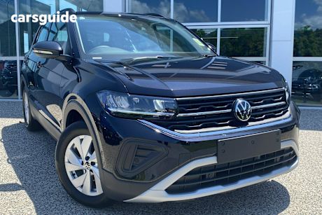 Black 2024 Volkswagen T-Cross SUV 85TSI LIFE F