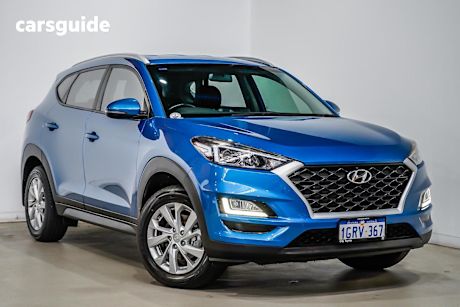 Blue 2018 Hyundai Tucson Wagon Active X (Fwd)