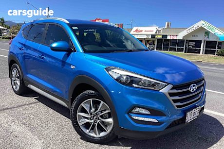 Blue 2017 Hyundai Tucson SUV ACTIVE X F