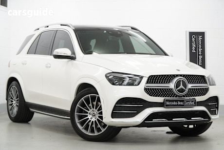 White 2019 Mercedes-Benz GLE-Class SUV GLE400 D 4WD