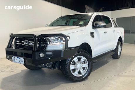 White 2019 Ford Ranger Ute Tray XLT 4X4