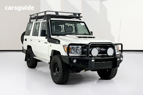 White 2020 Toyota Landcruiser Wagon Workmate (4X4)