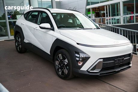 White 2025 Hyundai Kona Wagon Hybrid