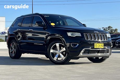 Black 2016 Jeep Grand Cherokee Wagon Overland (4X4)