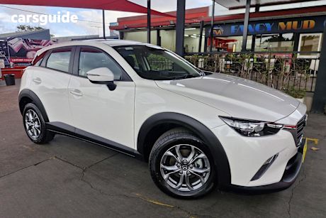 White 2024 Mazda CX-3 SUV G20 SPORT F