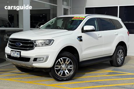 White 2020 Ford Everest SUV TREND R