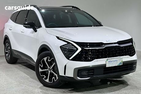 White 2024 Kia Sportage SUV HEV GT-LINE F
