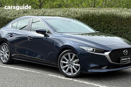 Blue 2021 Mazda Mazda3 Sedan G20 EVOLVE F