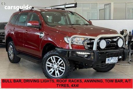 Red 2018 Ford Everest Wagon Trend (4Wd)