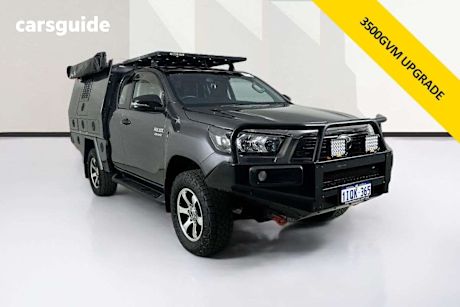 Grey 2021 Toyota Hilux Cab Chassis Sr (4X4)