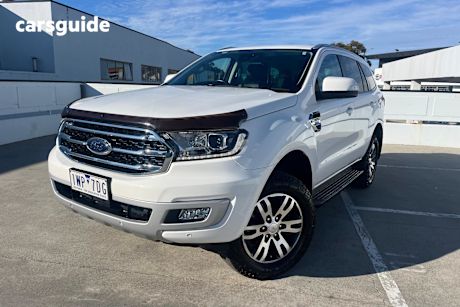 White 2020 Ford Everest SUV TREND R
