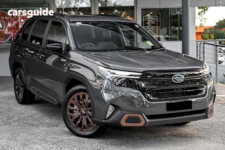 Grey 2025 Subaru Forester SUV HYBRID SPORT 4WD