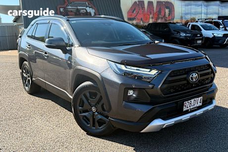 Grey 2021 Toyota RAV4 Wagon Edge (Awd) Hybrid