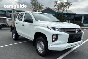 White 2021 Mitsubishi Triton Ute Tray GLX R