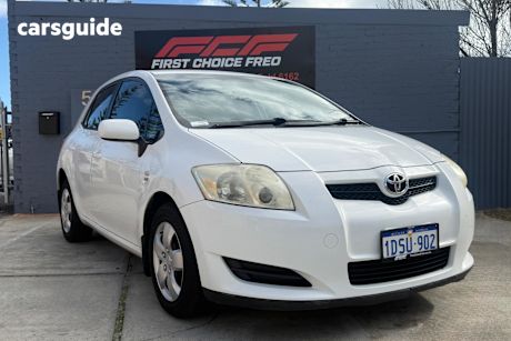 White 2008 Toyota Corolla Hatch ASCENT F