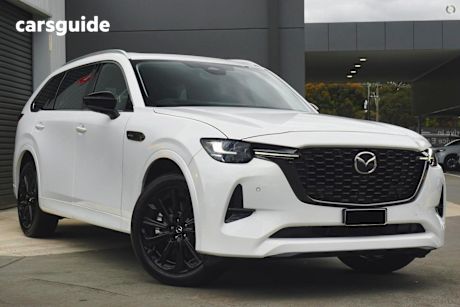 White 2025 Mazda CX-80 Wagon G40E Touring