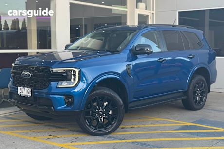Blue 2024 Ford Everest SUV SPORT 4X4