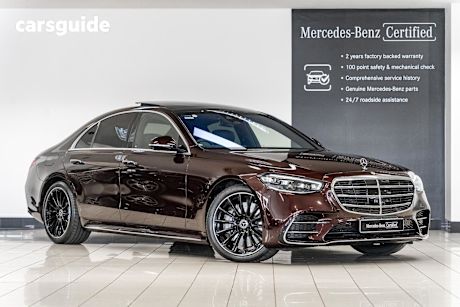 Red 2023 Mercedes-Benz S450 Saloon 4Matic (Hybrid)