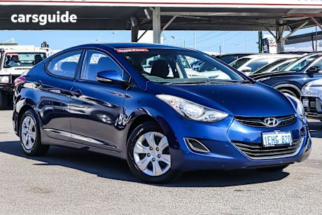Blue 2013 Hyundai Elantra Sedan Active