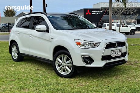 White 2014 Mitsubishi ASX SUV ASPIRE F