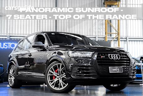 Black 2017 Audi SQ7 Wagon 4.0 Tdi V8 Quattro