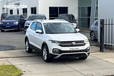 White 2021 Volkswagen T-Cross Wagon 85Tsi Style