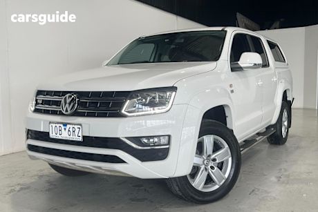 White 2019 Volkswagen Amarok Ute Tray TDI550 HIGHLINE 4X4