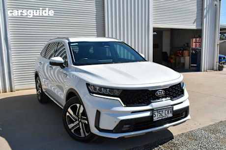 White 2021 Kia Sorento Wagon Sport+ 7 Seat
