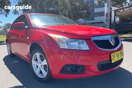 Red 2012 Holden Cruze Hatchback Cd