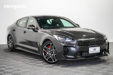 Grey 2022 Kia Stinger Sedan Gt (Black Leather)